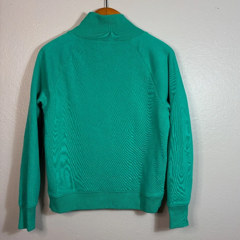 J. Crew Wide Button-Collar Pullover Sweatshirt in Cloudspun Fleece - Picture 6 of 8